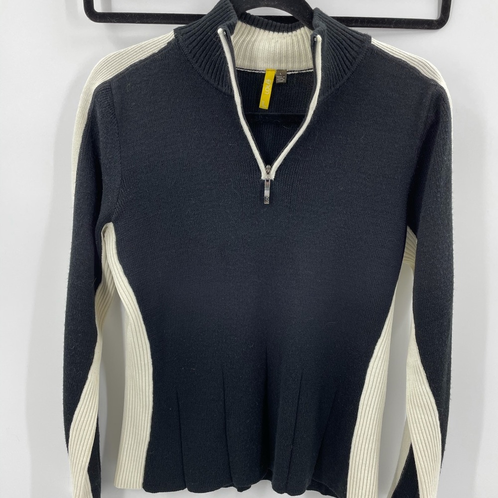Women’s Lole size large quarter zip sweater